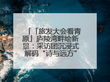 「旅发大会看青原」庐陵湾畔绘新景：采访团沉浸式解码“诗与远方”（图）