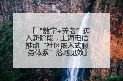 “数字+养老”迈入新阶段，上海电信推动“社区嵌入式服务体系”落地见效
