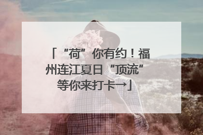 “荷”你有约！福州连江夏日“顶流”等你来打卡→