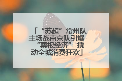 “苏超”常州队主场战南京队引爆“票根经济” 撬动全城消费狂欢
