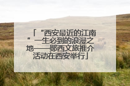 “西安最近的江南”一生必到的浪漫之地——郧西文旅推介活动在西安举行