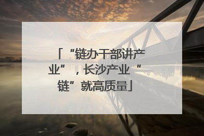 “链办干部讲产业”，长沙产业“链”就高质量