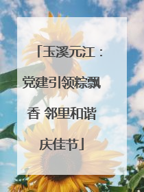 玉溪元江：党建引领粽飘香 邻里和谐庆佳节