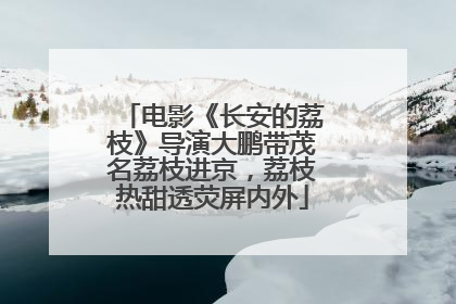 电影《长安的荔枝》导演大鹏带茂名荔枝进京，荔枝热甜透荧屏内外