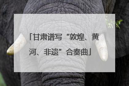 甘肃谱写“敦煌、黄河、非遗”合奏曲