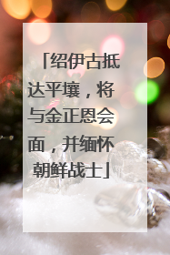 绍伊古抵达平壤，将与金正恩会面，并缅怀朝鲜战士