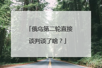 俄乌第二轮直接谈判谈了啥？