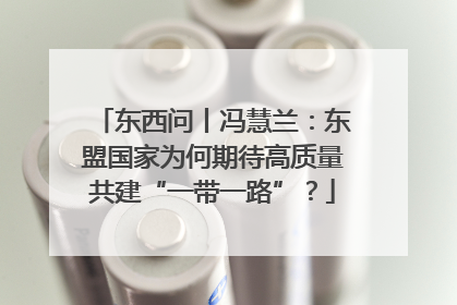 东西问丨冯慧兰：东盟国家为何期待高质量共建“一带一路”？