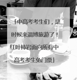 中高考考生们，是时候来淄博旅游了！红叶柿岩面向所有中高考考生免门票