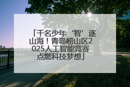 千名少年‘智’逐山海！青岛崂山区2025人工智能竞赛点燃科技梦想