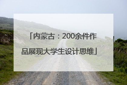 内蒙古：200余件作品展现大学生设计思维