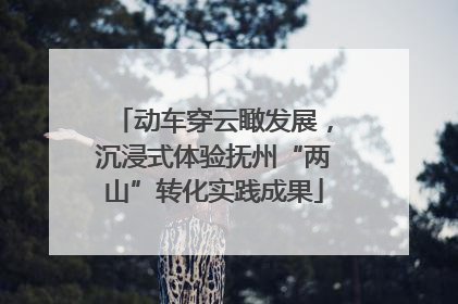 动车穿云瞰发展，沉浸式体验抚州“两山”转化实践成果