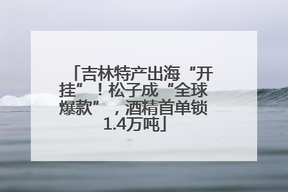 吉林特产出海“开挂”！松子成“全球爆款”，酒精首单锁1.4万吨