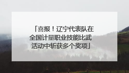 喜报！辽宁代表队在全国计量职业技能比武活动中斩获多个奖项