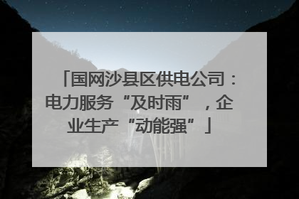 国网沙县区供电公司：电力服务“及时雨”，企业生产“动能强”