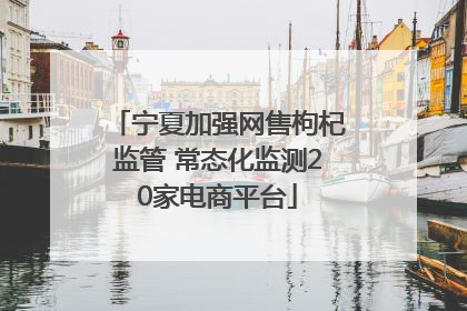 宁夏加强网售枸杞监管 常态化监测20家电商平台