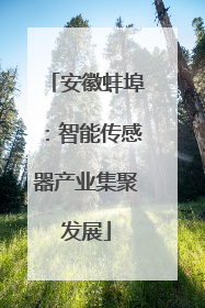 安徽蚌埠：智能传感器产业集聚发展