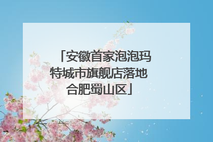 安徽首家泡泡玛特城市旗舰店落地合肥蜀山区