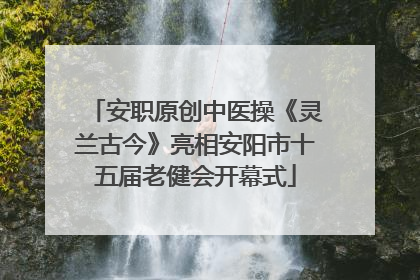 安职原创中医操《灵兰古今》亮相安阳市十五届老健会开幕式