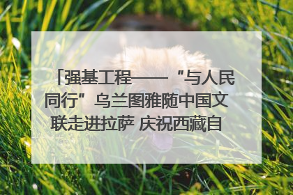 强基工程——“与人民同行”乌兰图雅随中国文联走进拉萨 庆祝西藏自治区成立60周年