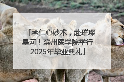 承仁心妙术，赴璀璨星河！滨州医学院举行2025年毕业典礼