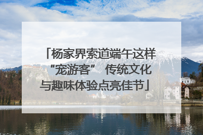 杨家界索道端午这样“宠游客” 传统文化与趣味体验点亮佳节