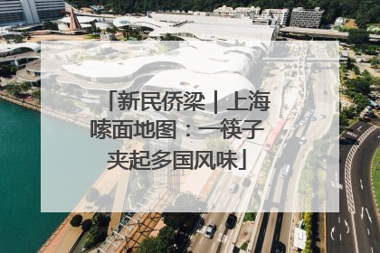 新民侨梁｜上海嗦面地图：一筷子夹起多国风味