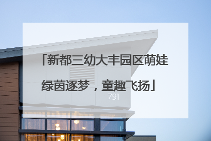 新都三幼大丰园区萌娃绿茵逐梦，童趣飞扬