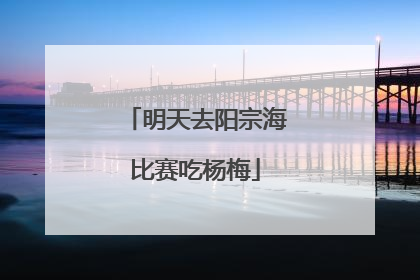 明天去阳宗海比赛吃杨梅