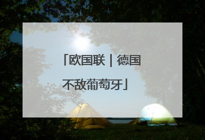 欧国联｜德国不敌葡萄牙