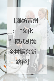 潍坊青州：“文化+”模式引领乡村振兴新路径