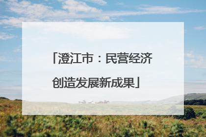 澄江市：民营经济创造发展新成果