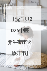沈丘县2025中医养生夜市火热开市
