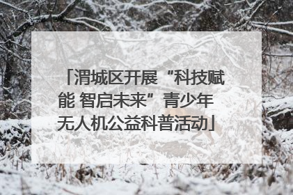 渭城区开展“科技赋能 智启未来”青少年无人机公益科普活动