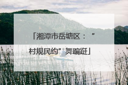 湘潭市岳塘区：“村规民约”舞蹁跹