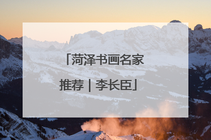 菏泽书画名家推荐｜李长臣