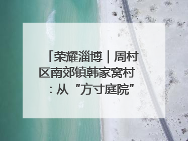 荣耀淄博｜周村区南郊镇韩家窝村：从“方寸庭院”到“全域文明”，乡村振兴的“美学革命”