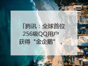 腾讯：全球首位256级QQ用户获得“金企鹅”，送限量版神秘惊喜等礼物