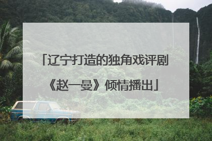 辽宁打造的独角戏评剧《赵一曼》倾情播出