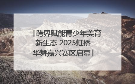 跨界赋能青少年美育新生态 2025虹桥华舞嘉兴赛区启幕
