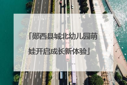 郧西县城北幼儿园萌娃开启成长新体验