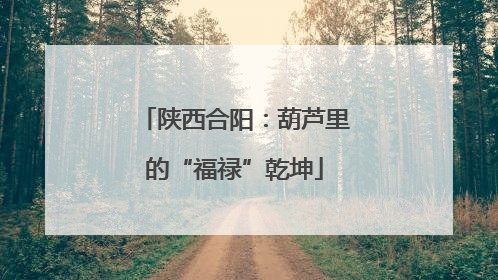 陕西合阳：葫芦里的“福禄”乾坤